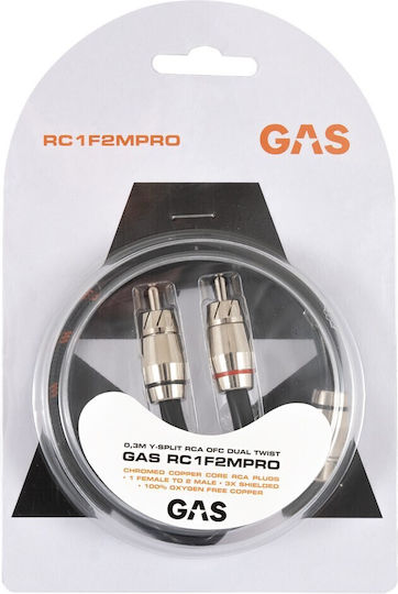 Rca-Kabel Pro Split Gas Audio Power Rc1f2mpro