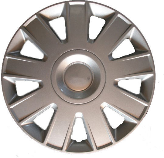 Farad Car Hubcap Set Ford Focus with Ford Emblem 15" 4pcs Silver