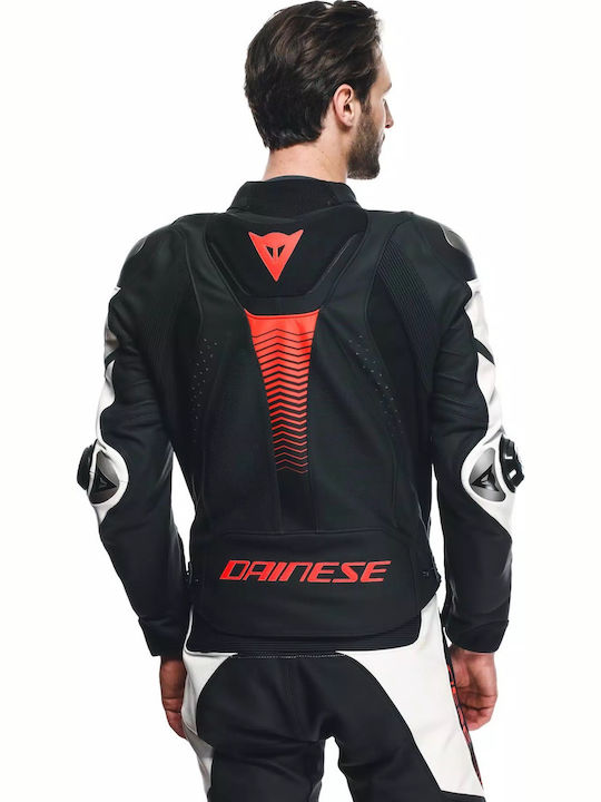 Dainese Super Speed 4 Мъжко Мотоциклетно яке Кожено Бял