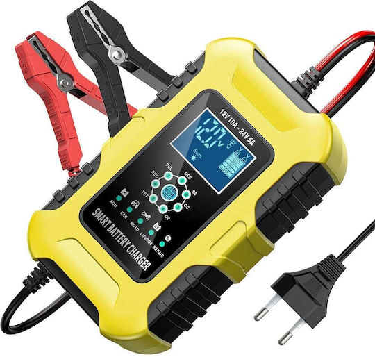 Foxsur Car Battery Charger 12/24V