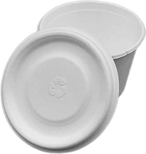 Sauce Container 4oz 120ml Sugarcane Lid 50pcs