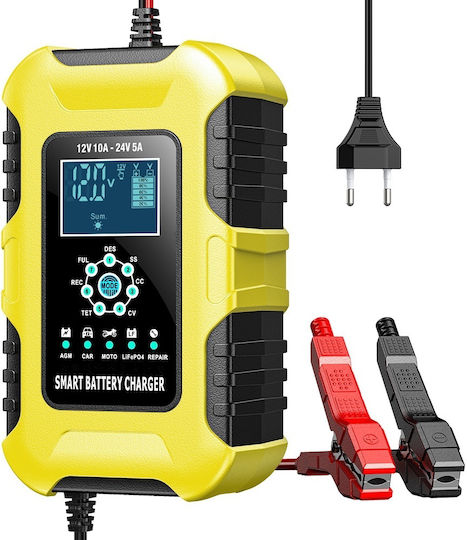 Foxsur Car Battery Charger 12/24V