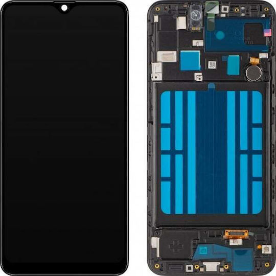 MP Екран със Сензорен Механизъм за Samsung Galaxy A20 A205 (Черен)