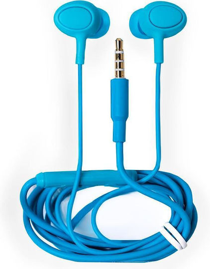 Tellur TLL162311 In-ear Handsfree Ακουστικά με Βύσμα 3.5mm Μπλε