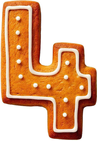 Cookie Cutter Număr 4 8.5 Centimetri