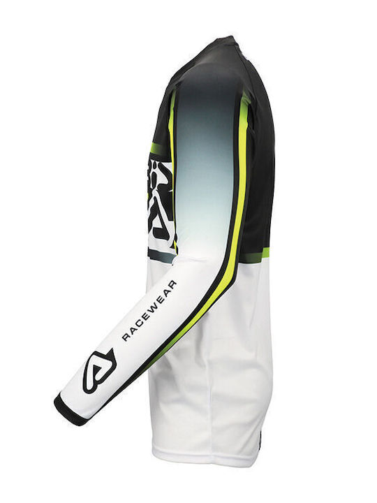 Acerbis Linear Ανδρική Μπλούζα Motocross Μακρυμάνικη Μαύρο Χρώμα