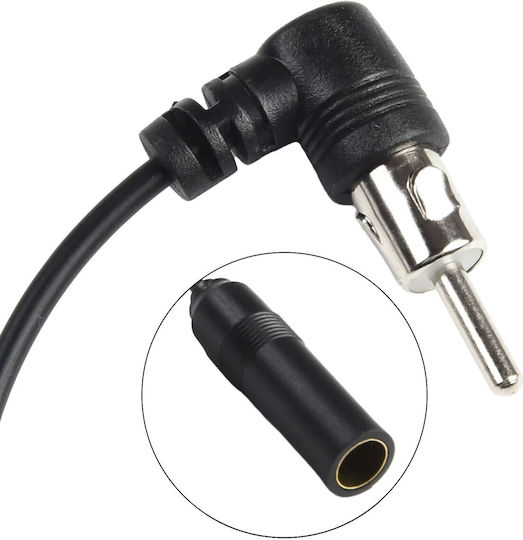 Necom Car Antenna Roof 200mm for Radio in Black Color