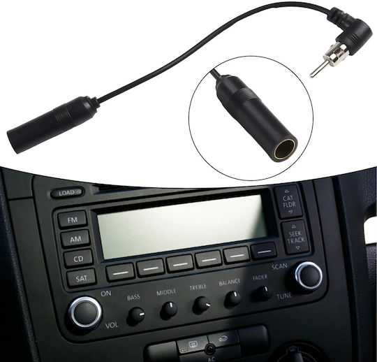 Necom Car Antenna Roof 200mm for Radio in Black Color