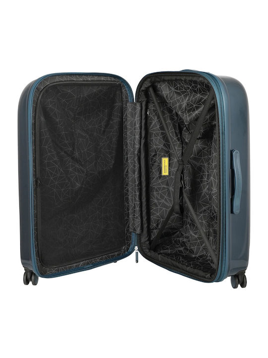 Mandarina Duck Logoduck Large Hard Travel Suitcase Lunar with 4 Wheels Height 75cm