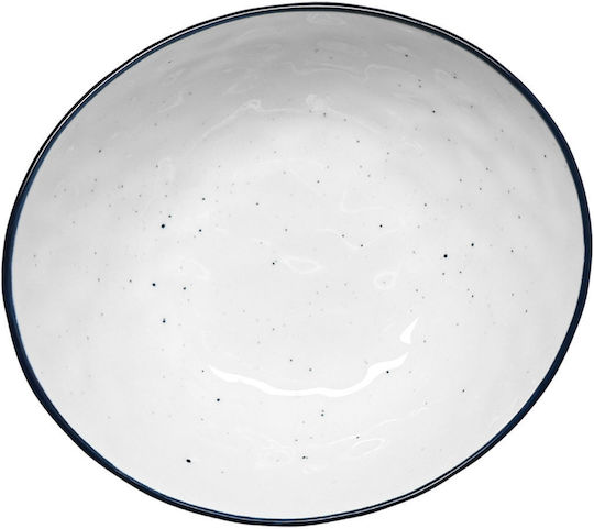 Estia Pebbles Round Serving Bowl Porcelain White 6pcs