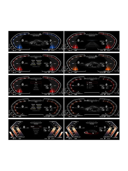 Digital IQ Auto-Audiosystem Für BMW X5 (E70) / X6 (E71) 2007-2013 Mit Touchscreen 12.3"