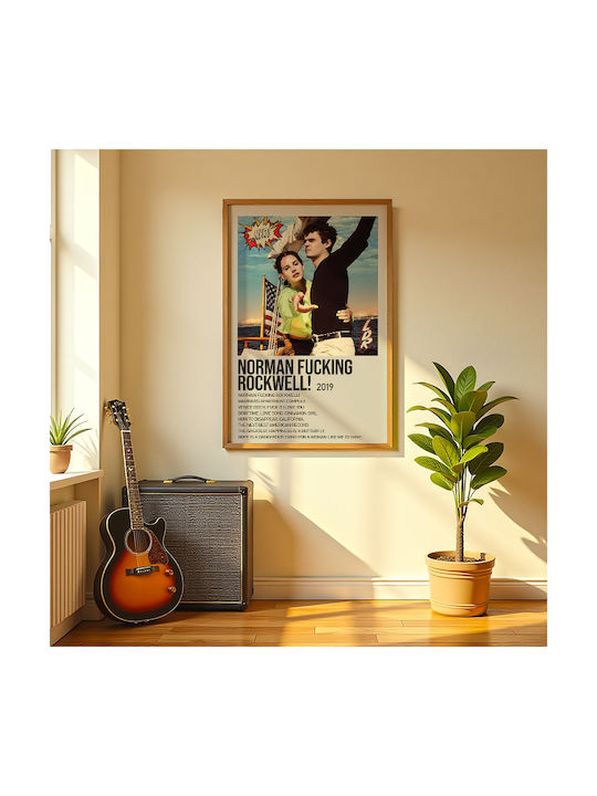 Music Poster Norman Fucking Rockwell Lana Del Rey Ms594 21cm X 30cm