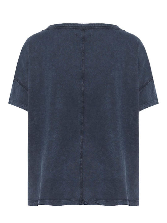 Γυναικείο Oversized T-shirt Shadow Blue