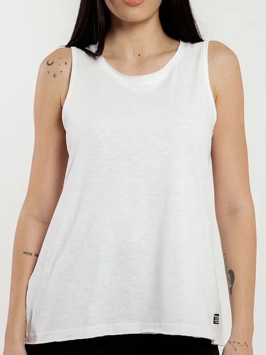 Women's Summer Sleeveless Blouse White