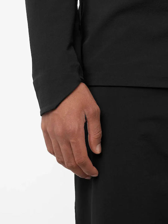 Ultra Χειμωνιάτικο Μπουφάν Softshell Αδιάβροχο και Αντιανεμικό Μαύρο