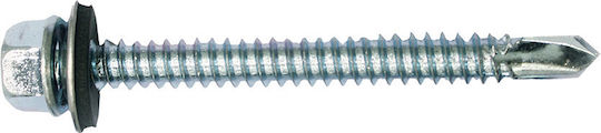 FFG Drilling Screw Hexagon Galvanized DIN 7504K with Diameter M6.3 and Length 38mm 250pcs