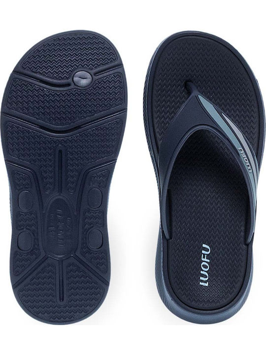 Herren Flip Flops Anatomisch Blau