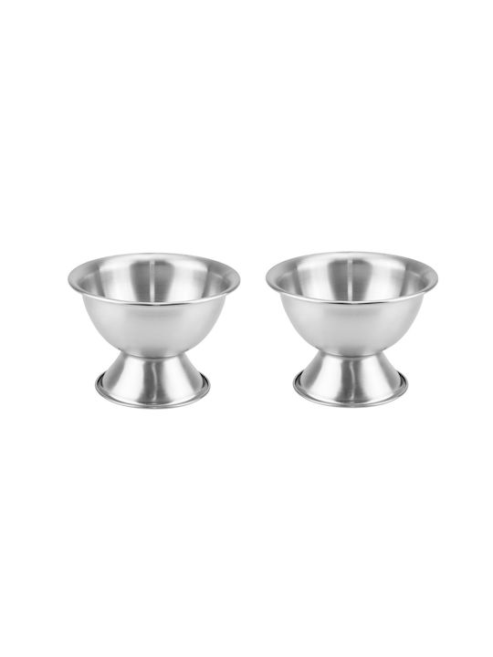 Raki Silver Μπωλ Σερβιρίσματος Παγωτού Στρογγυλό Inox Ασημί Raki Silver Μπωλ Σερβιρίσματος Παγωτού Στρογγυλό Inox Ασημί