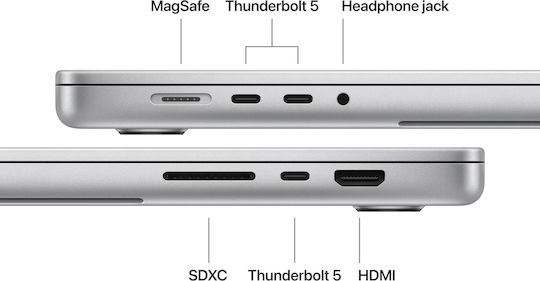 Apple MacBook Pro 16.2" IPS Retina Display 120Hz (M5 Max-18-Core/36GB/2TB SSD/32-Core GPU) Silver (GR Keyboard)