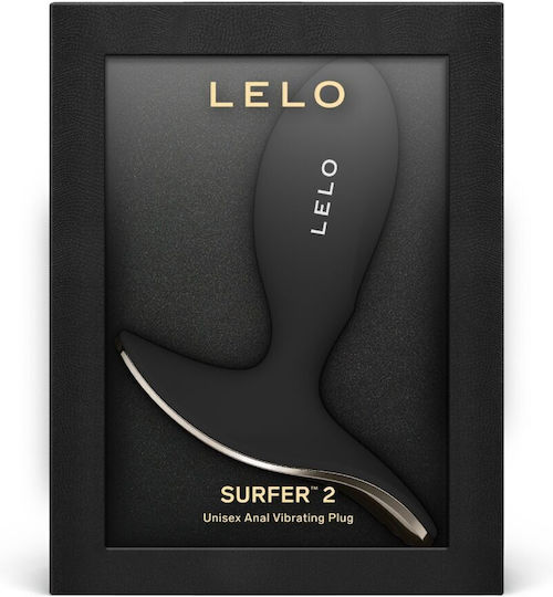 Lelo Surfer 2 Anal Plug with Wireless Function and Vibration Medium Black