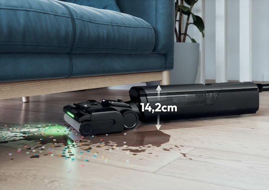 Hoover Ultra Clean Επαναφορτιζόμενη Σκούπα 2 σε 1 Stick & Χειρός Μαύρη