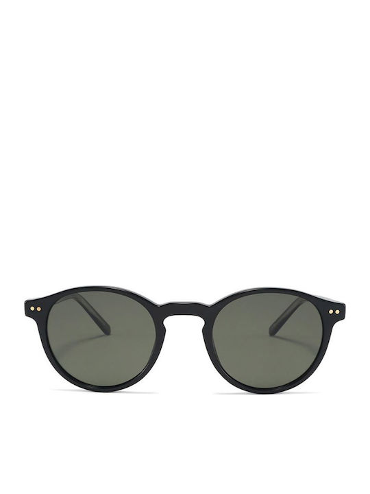 Polareye Sunglasses Black with Horn-Rimmed Frame