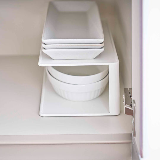 Yamazaki Metal Cupboard Shelf 30x15x10cm White