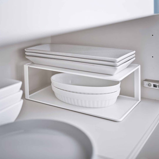 Yamazaki Metal Cupboard Shelf 30x15x10cm White