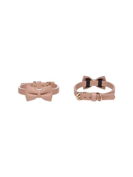 Flamingo Κολάρο Σκύλου Collar Bow Tie Nela Pink Xs S 15mm X 24-30cm