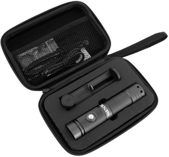 Seac Rechargeable LED Diving Safety Light with 1000 Lumen Brightness for Depths up to 100m