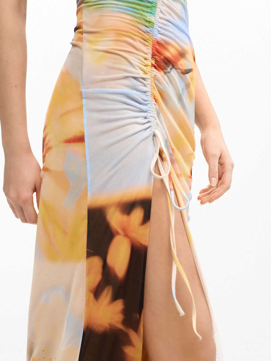 Summer Midi Evening Dress Tutti Fruti