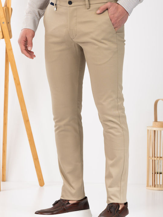 Chino Trousers in Straight Leg Safari