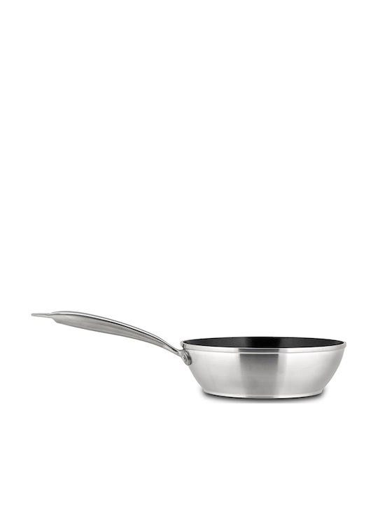 Nava Elegance Τηγάνι από Ανοξείδωτο Ατσάλι με Αντικολλητική Επίστρωση 20cm