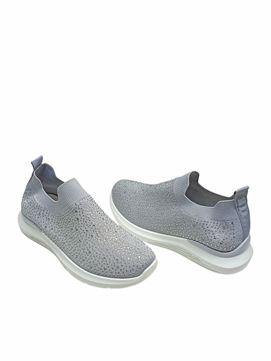 Γυναικεία Slip-On Γκρι