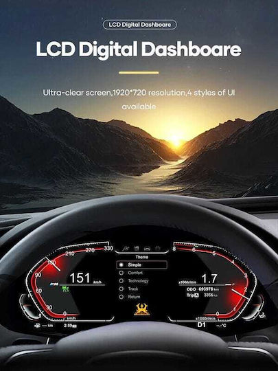 Digital Iq Ddd 941_dc 11in Digital Cluster Bmw X1 Series E84 Mod 2009-2015