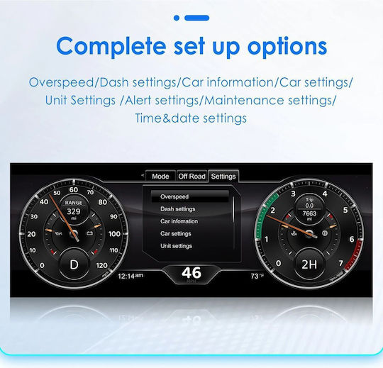 Digital Iq Ddd 295_dc 12.3in Digital Cluster Jeep Wrangler Jk Mod 2011-2017