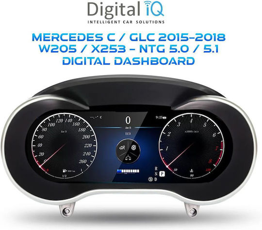 Digital Iq Ddd 986_dc 12.3in Digital Cluster Mercedes C W205 Glc X253 Mod 2014-2021