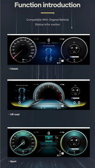 Digital Iq Ddd 981_dc 12.3in Digital Cluster Mercedes A W176 Cla C117 Gla X156 Mod 2013-2019