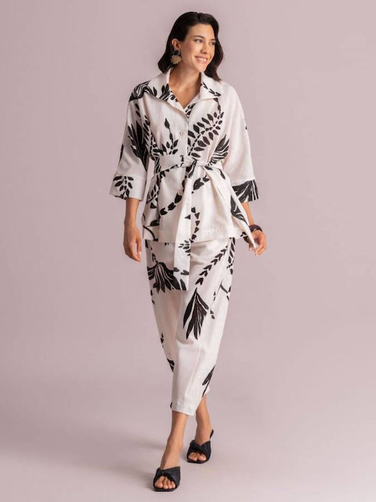 Moutaki Cardigan Pentru Femei Kimono Bej