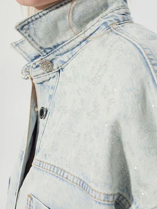 Γυναικείο Ανοιχτο Μπλε Denim Overshirt