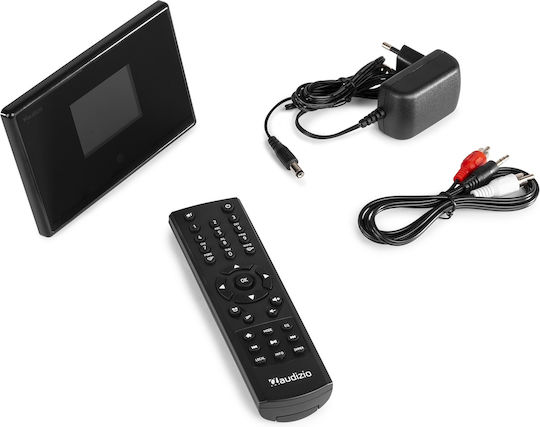 Audizio Turin Επιτραπέζιο Ραδιόφωνο Ρεύματος DAB+ με Bluetooth Μαύρο