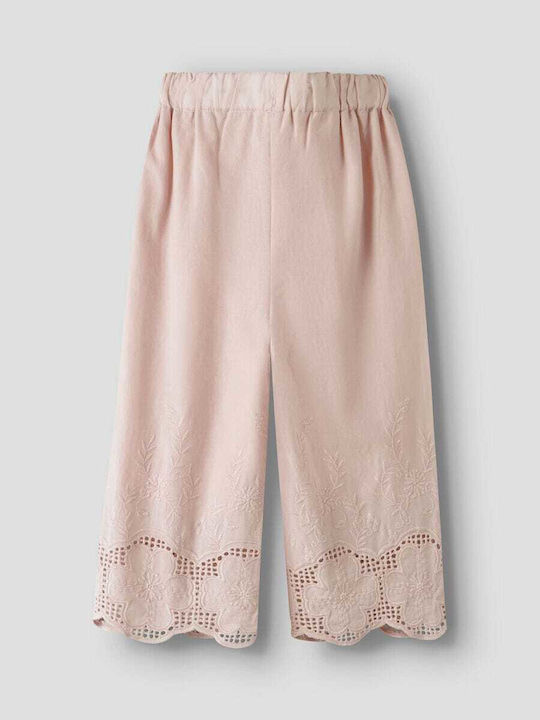 Kids Fabric Trousers Peach Whip
