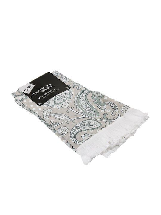 Das Home 0890 Ποτηρόπανο σε Γκρι Χρώμα 30x50cm 2τμχ Das Home 0890 Ποτηρόπανο σε Γκρι Χρώμα 30x50cm 2τμχ