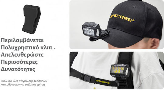 NiteCore Φακός Κεφαλής LED με Μέγιστη Φωτεινότητα 800lm