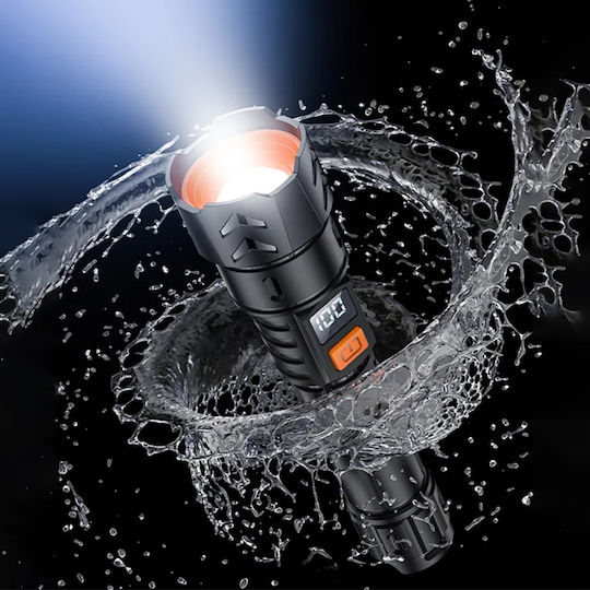 Yesido Rechargeable LED Flash Light with Maximum Brightness 220lm