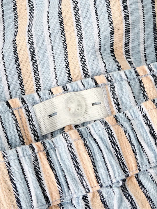 Παιδικό Πουκάμισο Κοντομάνικο Blue Fog Peach Fuzz