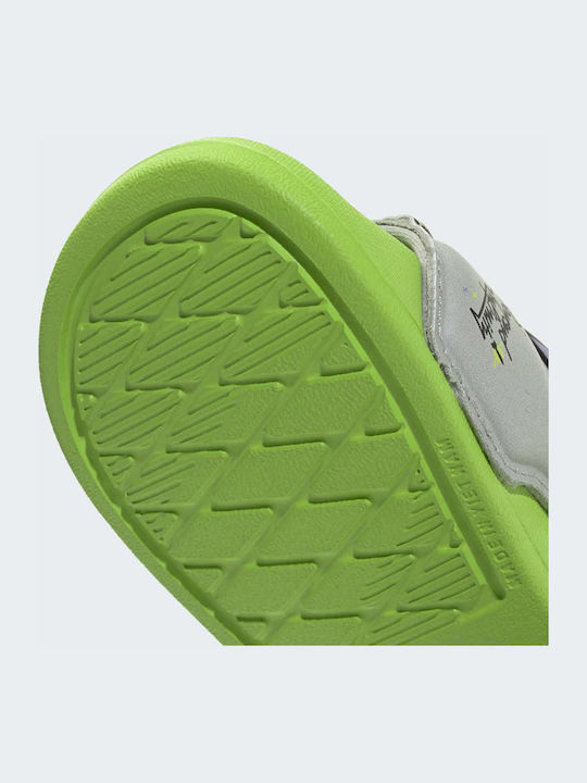 Kids' Flip Flops Slides Green Adilette Estrap