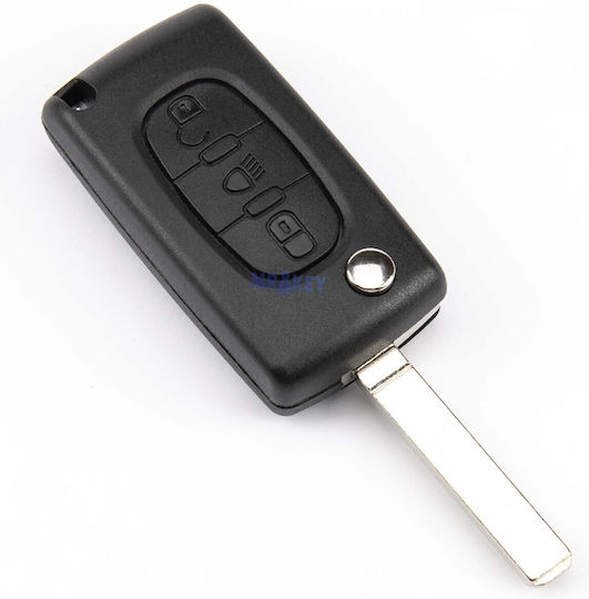 Калъф За Ключ За Автомобил Peugeot 207 307 308 407 Boxer Partner Необработен Va2