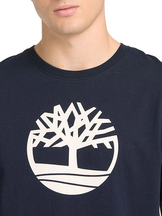 Kennebec River Tree T-Shirt Marineblau Herrenblusen