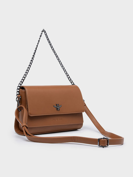 Eva Damen Schultertasche Braun